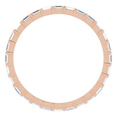 14K Rose 1/3 CTW Natural Diamond Eternity Band Size 7